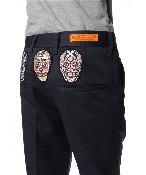 SASQUATCHfabrix.（サスクワァッチファブリックス）の「SASQUATCH SKULL CROPPED（その他パンツ・メンズ・ライトグレー/ベージュ/ネイビー・SMALL/MEDIUM/LARGE）」の9枚目の写真