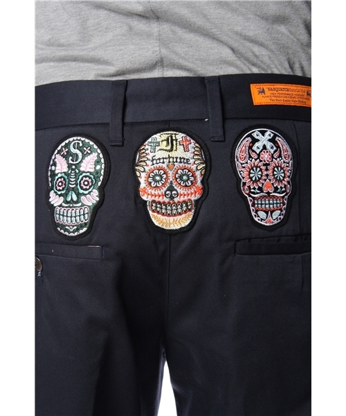 SASQUATCHfabrix.（サスクワァッチファブリックス）の「SASQUATCH SKULL CROPPED（その他パンツ・メンズ・ライトグレー/ベージュ/ネイビー・SMALL/MEDIUM/LARGE）」の7枚目の写真