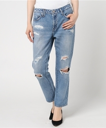 Moname | Moname   クラッシュ タイトテーパード   CHARLOTTE/41171006(デニムパンツ)