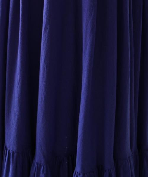 coen(コーエン)の「【『リンネル』2017/6月号掲載・『LEE』2017/5月号掲載・Market】スカラップレースマキシスカート(スカート・レディース・ホワイト/コバルトブルー・FREE)」の8枚目の写真