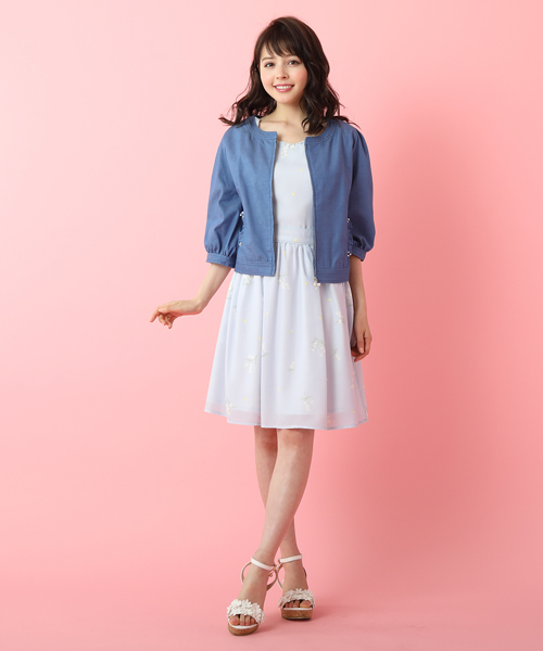 Chuuchiru 新品 LODISPOTTOロディスポット LODISPOTTO（ロディスポット）の「リリーフルールロマンスワンピース