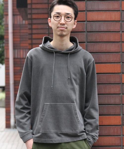 coen（コーエン）の「ピグメントダイパーカー（パーカー・メンズ・ホワイト/ブラック/ネイビー・MEDIUM/SMALL/LARGE/X-LARGE）」の2枚目の写真