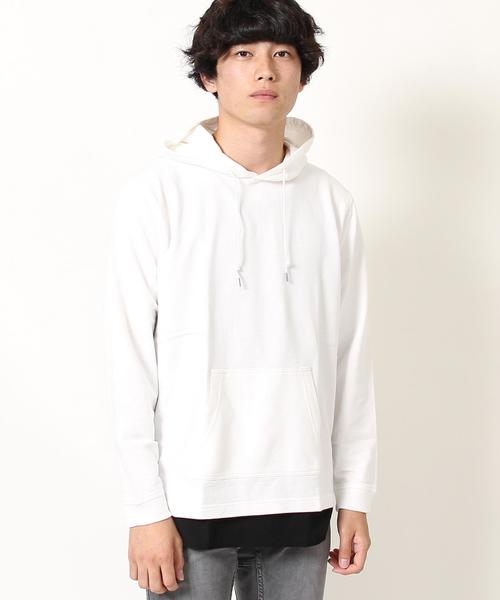 coen（コーエン）の「ピグメントダイパーカー（パーカー・メンズ・ホワイト/ブラック/ネイビー・MEDIUM/SMALL/LARGE/X-LARGE）」の4枚目の写真