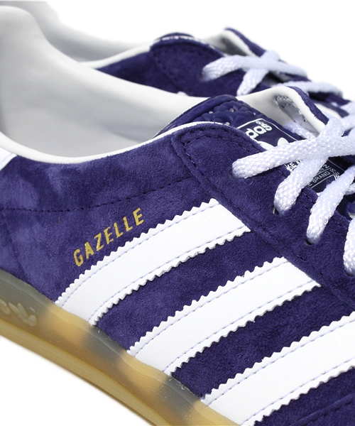 美品GAZELLE INDOOR パープル24.0㎝ adidas Originals（アディダスオリジナルス）の「GAZELLE INDOOR