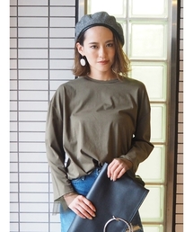 MURUA | メッシュレイヤードロングTシャツ(Tシャツ/カットソー)