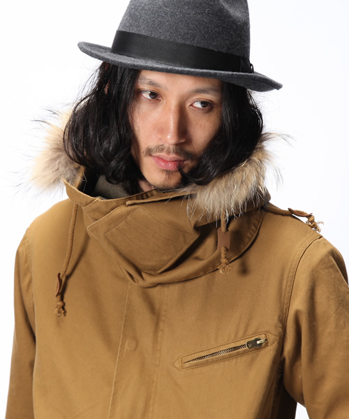 WEGO（ウィゴー）の「ラクーンM-51モッズコート（モッズコート・メンズ・グレイッシュベージュ/カーキ・MEDIUM/LARGE）」の4枚目の写真