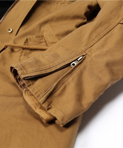 WEGO（ウィゴー）の「ラクーンM-51モッズコート（モッズコート・メンズ・グレイッシュベージュ/カーキ・MEDIUM/LARGE）」の8枚目の写真