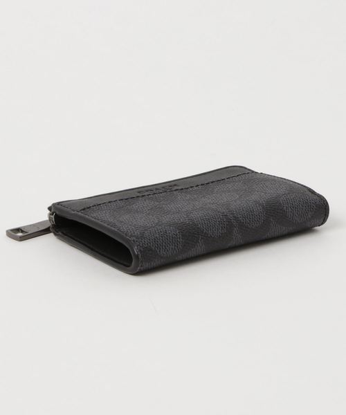 COACH（コーチ）の「【コーチ】ジップ キー ケース（キーケース/キーアクセサリー・メンズ・ブラック系その他・ﾌﾘ-）」の4枚目の写真