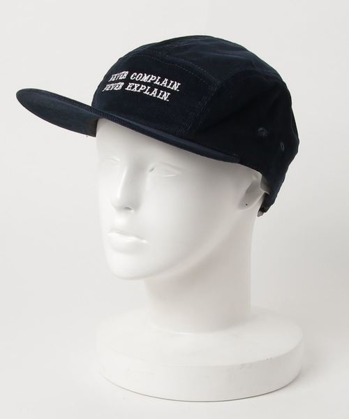 AZUL by moussy（アズールバイマウジー）の「サマーコーデュロイ CAMP CAP（キャップ・メンズ・ブラック/ネイビー・FREE）」の2枚目の写真