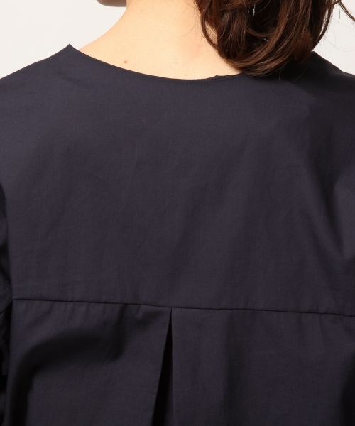 GLOBAL WORK（グローバルワーク）の「ノーカラーシャツブルゾン/795947（ブルゾン・レディース・カーキ/ネイビー・MEDIUM/LARGE）」の13枚目の写真