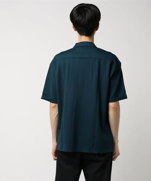 【Web限定】ポンチハーフジップポロシャツ 【Web限定】ポンチハーフジップポロシャツ