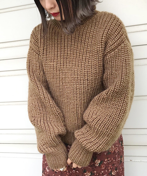 apres jour（アプレジュール）の「ハイネックロールニット【ZOZOTOWN限定アイテム】（ニット/セーター・レディース・ブラック/レッド/クリーム/キャメル・フリー）」の5枚目の写真