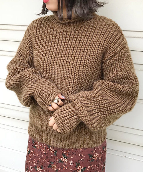 apres jour（アプレジュール）の「ハイネックロールニット【ZOZOTOWN限定アイテム】（ニット/セーター・レディース・ブラック/レッド/クリーム/キャメル・フリー）」の9枚目の写真