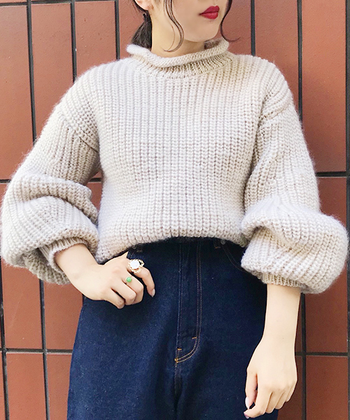 apres jour（アプレジュール）の「ハイネックロールニット【ZOZOTOWN限定アイテム】（ニット/セーター・レディース・ブラック/レッド/クリーム/キャメル・フリー）」の18枚目の写真