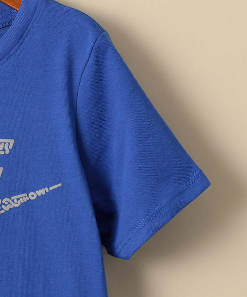 NIKE（ナイキ）の「NIKE（ナイキ） ハーフフューチュラTEE ◆（Tシャツ/カットソー・キッズ・イエロー/ブラック/コバルトブルー・140cm/150cm/130cm）」の6枚目の写真