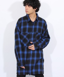 ８(eight) | ビッグ チェックシャツ ビッグシルエット(シャツ/ブラウス)