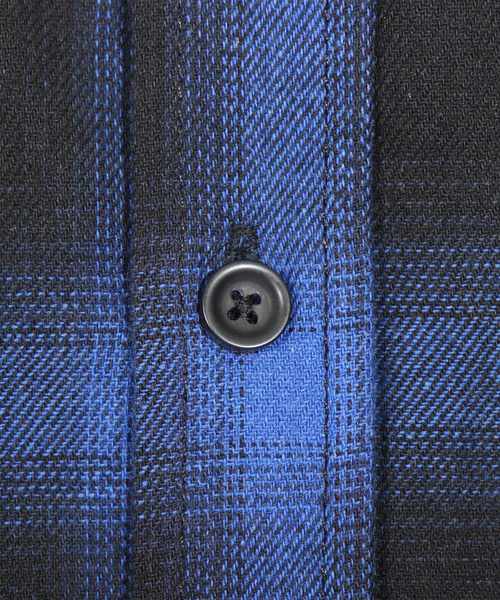 8(eight)(エイト)の「ビッグ チェックシャツ ビッグシルエット(シャツ/ブラウス・メンズ・ブラック/レッド/ブルー/グリーン・FREE)」の20枚目の写真