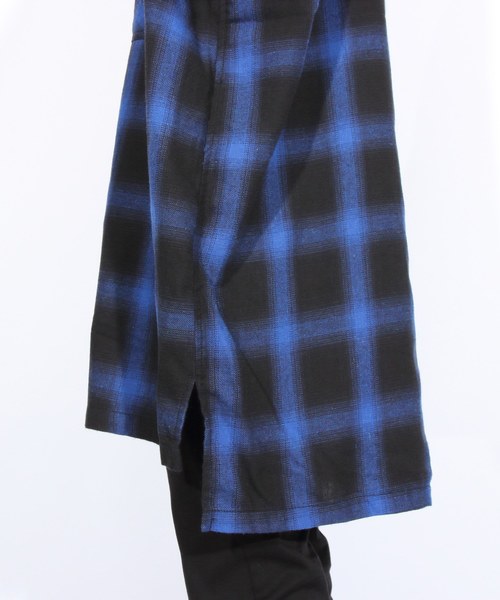 8(eight)(エイト)の「ビッグ チェックシャツ ビッグシルエット(シャツ/ブラウス・メンズ・ブラック/レッド/ブルー/グリーン・FREE)」の22枚目の写真