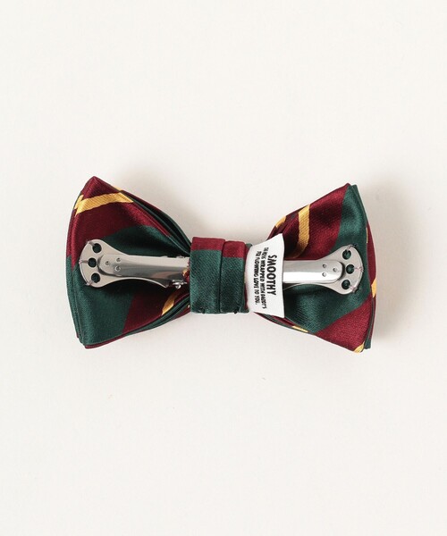 こども ビームス（コドモビームス）の「SMOOTHY / シルク レジメンタル ボウタイ クリップ（蝶ネクタイ・キッズ・ホワイト/イエロー/グリーン/ワイン・ONE SIZE）」の9枚目の写真