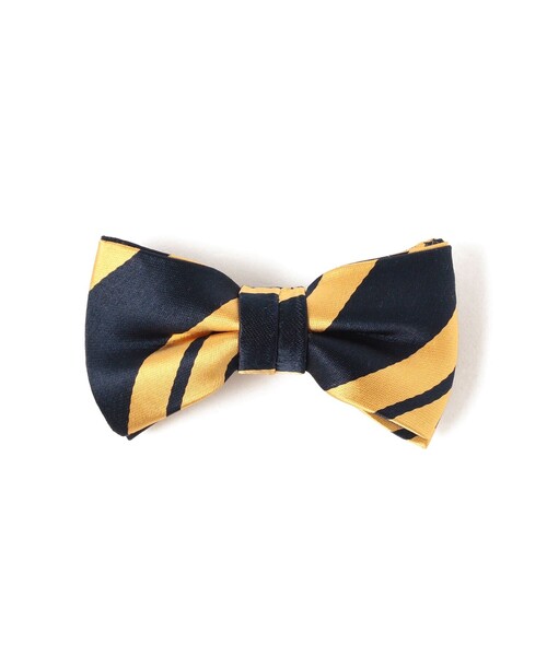 こども ビームス（コドモビームス）の「SMOOTHY / シルク レジメンタル ボウタイ クリップ（蝶ネクタイ・キッズ・ホワイト/イエロー/グリーン/ワイン・ONE SIZE）」の12枚目の写真