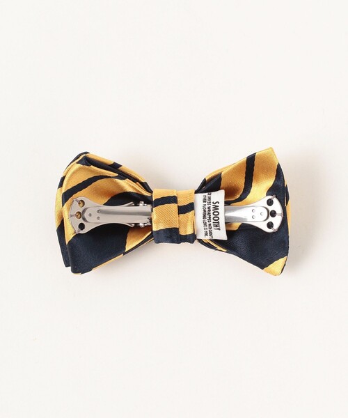 SMOOTHY / シルク レジメンタル ボウタイ クリップ（蝶ネクタイ