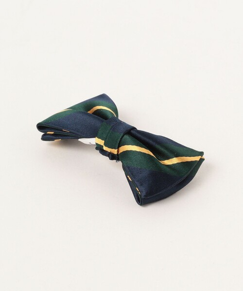 こども ビームス（コドモビームス）の「SMOOTHY / シルク レジメンタル ボウタイ クリップ（蝶ネクタイ・キッズ・ホワイト/イエロー/グリーン/ワイン・ONE SIZE）」の18枚目の写真