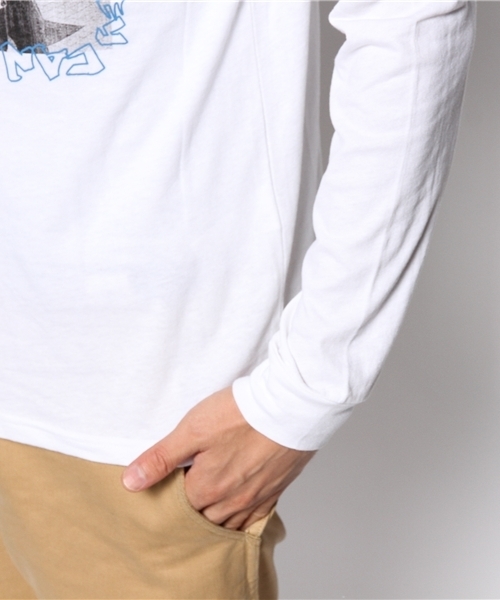 WEGO(ウィゴー)の「WEGO/ストリートフォトTee(Tシャツ/カットソー・メンズ・ホワイト/ブラック・LARGE/MEDIUM)」の7枚目の写真