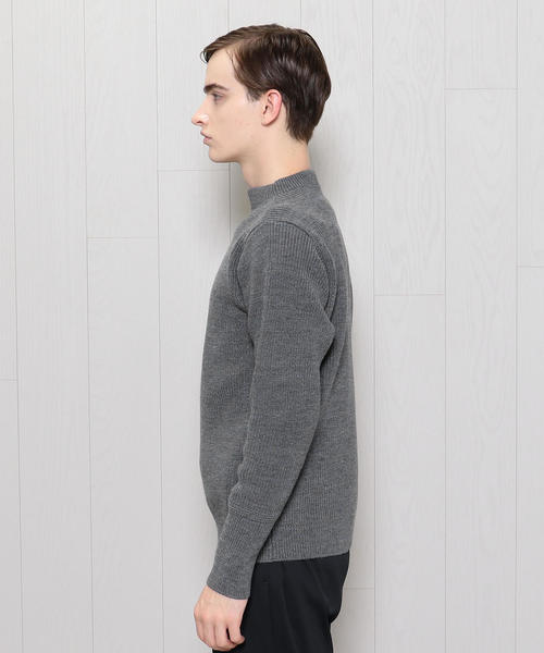 Andersen-Andersen（アンデルセンアンデルセン）の「＜ANDERSEN-ANDERSEN＞7GAUGE CREW NECK KNIT/ニット（ニット/セーター・メンズ・ネイビー/レッド/グレー・MEDIUM/X-SMALL/SMALL）」の8枚目の写真