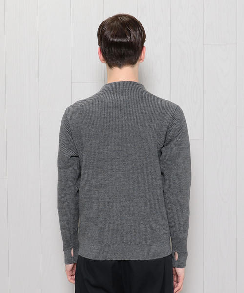 Andersen-Andersen（アンデルセンアンデルセン）の「＜ANDERSEN-ANDERSEN＞7GAUGE CREW NECK KNIT/ニット（ニット/セーター・メンズ・ネイビー/レッド/グレー・MEDIUM/X-SMALL/SMALL）」の9枚目の写真