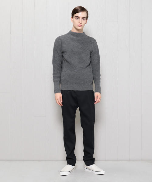 Andersen-Andersen（アンデルセンアンデルセン）の「＜ANDERSEN-ANDERSEN＞7GAUGE CREW NECK KNIT/ニット（ニット/セーター・メンズ・ネイビー/レッド/グレー・MEDIUM/X-SMALL/SMALL）」の6枚目の写真