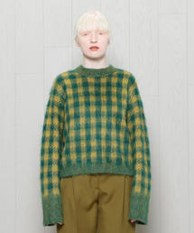 sea new york チェック柄 Vネックセーター sea new york チェック柄 Vネックセーター