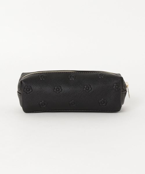 シンプルエンボスデイジースクエアペンケース（ステーショナリー