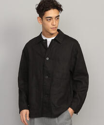☆美品　BEAUTY&YOUTH ブラックカバーオール　ジャケット　Mサイズ beauty&youth ブラック カバーオール Mサイズ （info