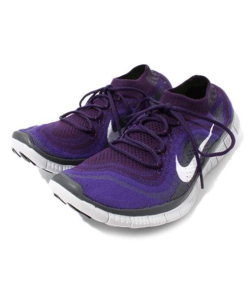 NIKE(ナイキ)の「ナイキ フリー フライニット ネオンカラー NIKE FREE FLYKNIT+(スニーカー・メンズ・イエロー/ブラック/パープル・28cm/27.5cm/26.5cm/27cm/28.5cm/26cm)」の2枚目の写真