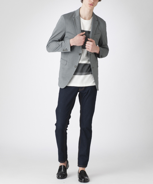 BLACK LABEL CRESTBRIDGE（ブラックレーベル・クレストブリッジ）の「フィールドセンサー　メランジツイルジャケット（テーラードジャケット・メンズ・ネイビー/グレー系その他/ベージュ系その他/グリーン系その他3・L/LL/M）」の6枚目の写真