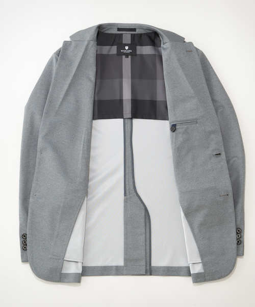 BLACK LABEL CRESTBRIDGE（ブラックレーベル・クレストブリッジ）の「フィールドセンサー　メランジツイルジャケット（テーラードジャケット・メンズ・ネイビー/グレー系その他/ベージュ系その他/グリーン系その他3・L/LL/M）」の10枚目の写真