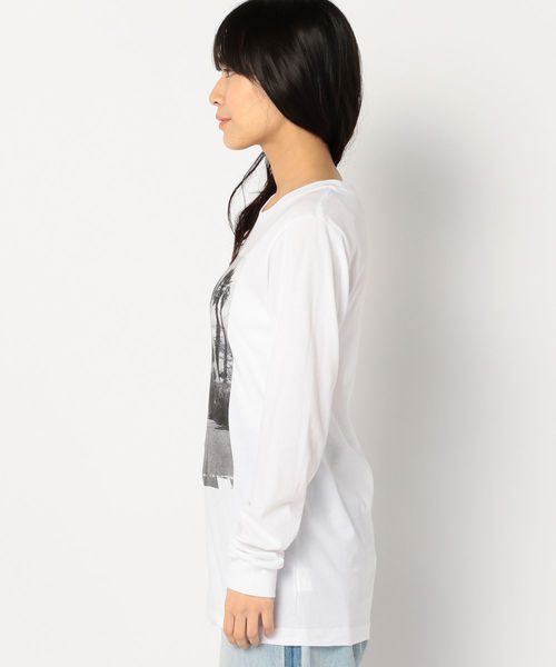 Khaju(カージュ)の「STAR&STRIPE:フォトロングスリーブTEE(Tシャツ/カットソー・レディース・ホワイト/ライトホワイト/ストーン/ホワイト系その他・ONE SIZE)」の20枚目の写真