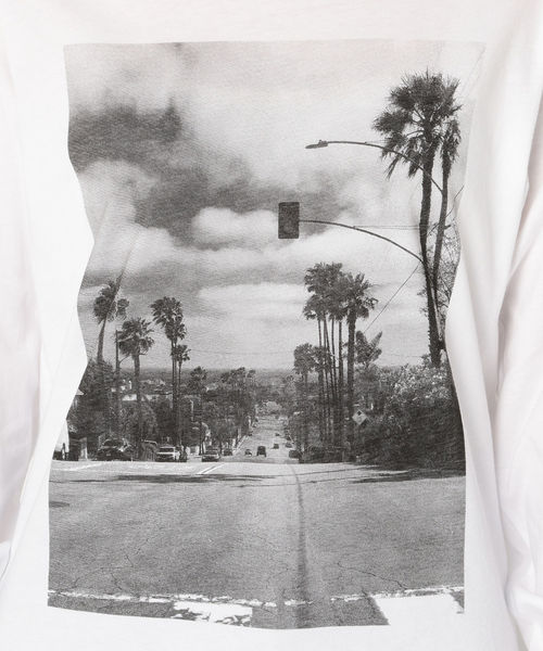 Khaju(カージュ)の「STAR&STRIPE:フォトロングスリーブTEE(Tシャツ/カットソー・レディース・ホワイト/ライトホワイト/ストーン/ホワイト系その他・ONE SIZE)」の14枚目の写真