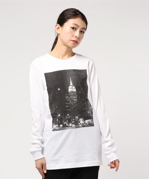 STAR&STRIPE:フォトロングスリーブTEE STAR&STRIPE:フォトロングスリーブTEE
