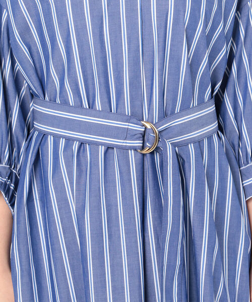 NOLLEY’S（ノーリーズ）の「【別注】シャツワンピース（ワンピース・レディース・ブルー系その他3/カーキ/ネイビー・36/38）」の21枚目の写真