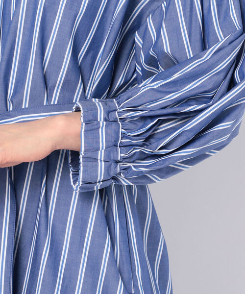 NOLLEY’S（ノーリーズ）の「【別注】シャツワンピース（ワンピース・レディース・ブルー系その他3/カーキ/ネイビー・36/38）」の22枚目の写真