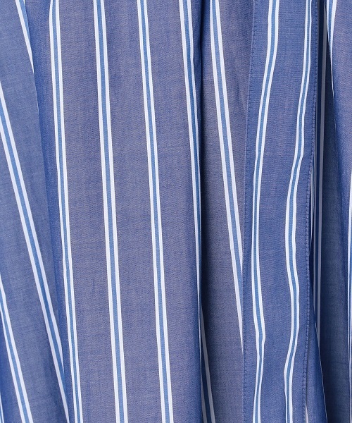 NOLLEY’S（ノーリーズ）の「【別注】シャツワンピース（ワンピース・レディース・ブルー系その他3/カーキ/ネイビー・36/38）」の10枚目の写真