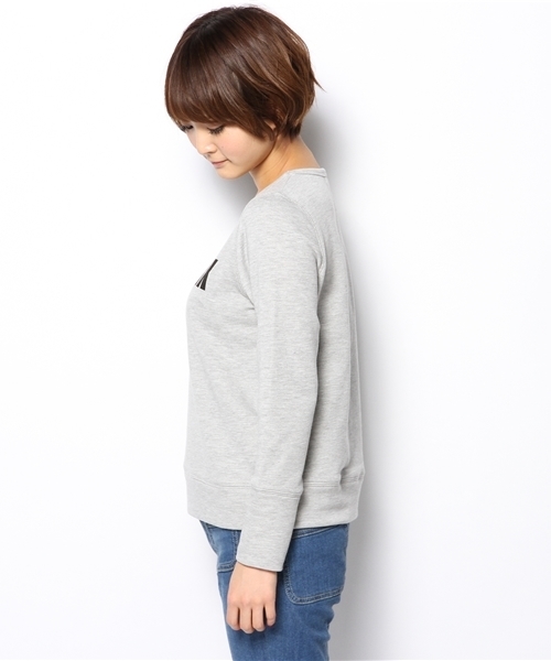 MYSELF ABAHOUSE（マイセルフアバハウス）の「裏毛ﾛｺﾞ入りﾌﾟﾙｵｰﾊﾞｰ（スウェット・レディース・グレー/ネイビー・FREE）」の9枚目の写真