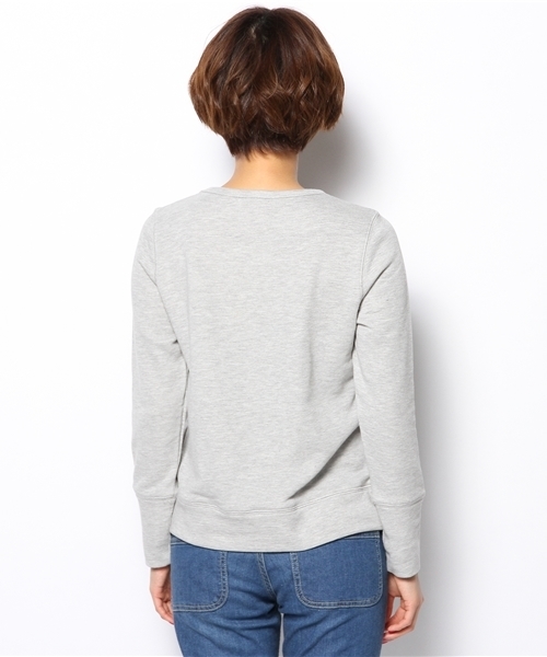 MYSELF ABAHOUSE（マイセルフアバハウス）の「裏毛ﾛｺﾞ入りﾌﾟﾙｵｰﾊﾞｰ（スウェット・レディース・グレー/ネイビー・FREE）」の3枚目の写真