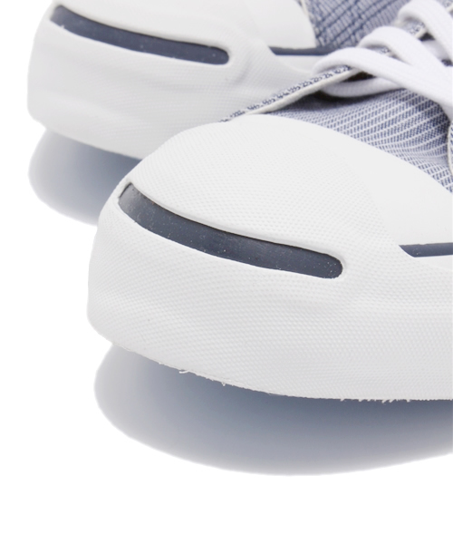 CONVERSE(コンバース)の「JACK PURCELL DUNGAREE-STRIPE/ジャックパーセル ダンガリー ストライプ(スニーカー・メンズ・ネイビー・9/7/7.5/6/9.5/4/4.5/8/3.5/5.5/6.5/10.5/8.5/5)」の7枚目の写真