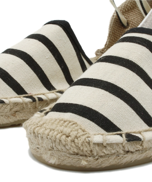 Ray BEAMS（レイビームス）の「○SOLUDOS / ボーダー レースアップ サンダル（サンダル・レディース・その他1・7/8/6/9）」の3枚目の写真