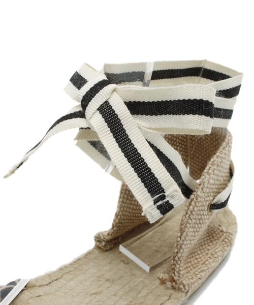 Ray BEAMS（レイビームス）の「○SOLUDOS / ボーダー レースアップ サンダル（サンダル・レディース・その他1・7/8/6/9）」の4枚目の写真