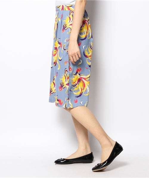 BEAMS BOY（ビームスボーイ）の「○TOYO×BEAMS BOY / アロハ キュロット（その他パンツ・レディース・ブラウン/ブルー・ONE SIZE）」の3枚目の写真