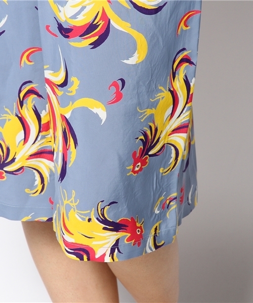 BEAMS BOY（ビームスボーイ）の「○TOYO×BEAMS BOY / アロハ キュロット（その他パンツ・レディース・ブラウン/ブルー・ONE SIZE）」の8枚目の写真