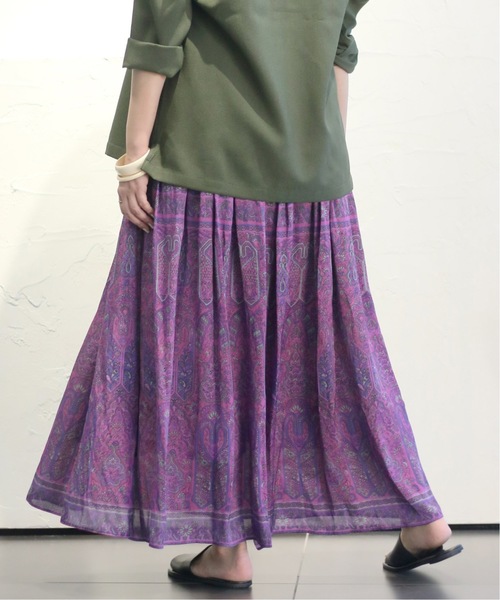 CITYSHOP(シティーショップ)の「バティックガラスカート(スカート・レディース・パープル・38/36)」の20枚目の写真